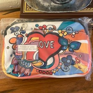 BNWT BRIGHTON POWER OF LOVE CROSSBODY BELT BAG $78